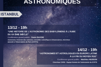 CONFÉRENCES – L’HISTOIRE DES SCIENCES ASTRONOMIQUES